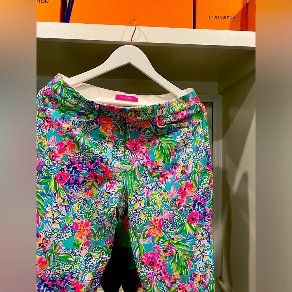 Lilly Pulitzer Kelly pants, Amalphi Blue, size 12